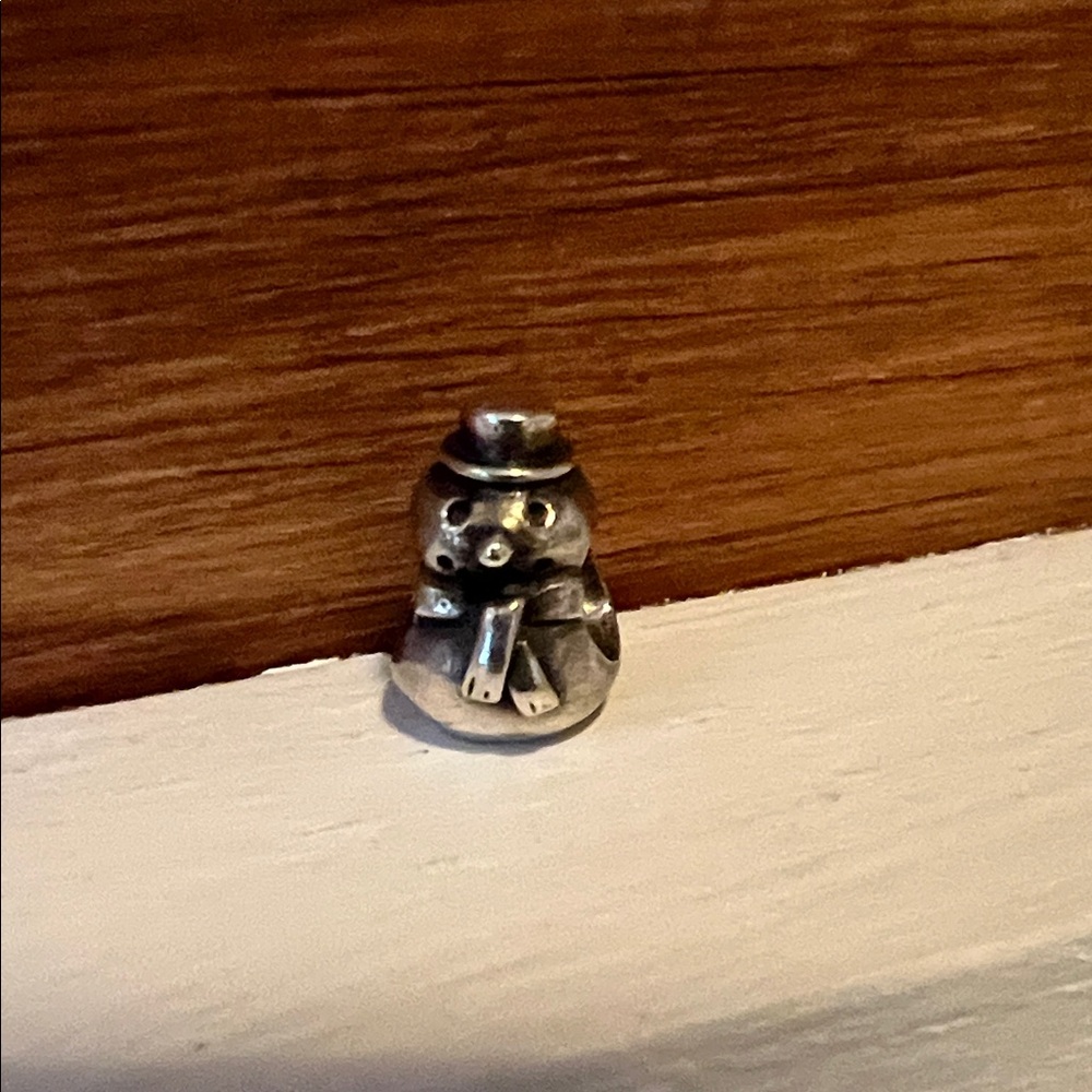 Pandora Silver Snowman Charm